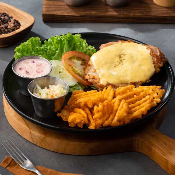 Grill Cheese Chicken Chop