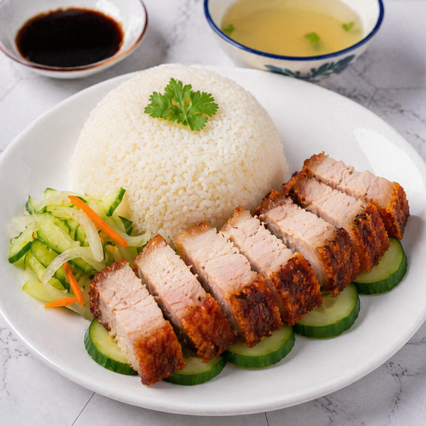 Roast Pork Rice 烧肉饭