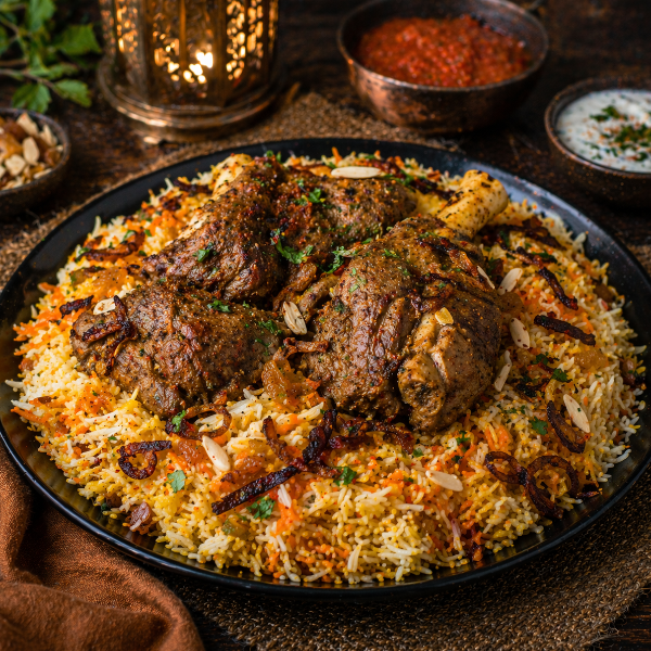 Lamb Kabsah with Mandy Rice