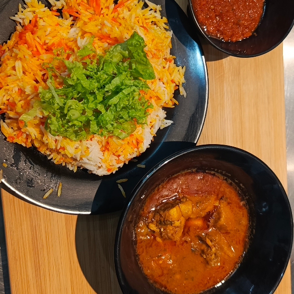 Masala Chicken Mandy Rice