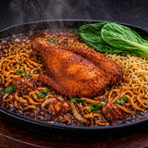 Sizzling Ayam Goreng