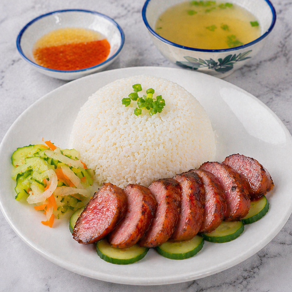 Roast Sausage Rice 烧腊饭